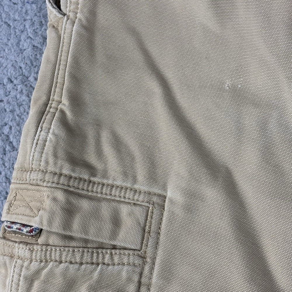 L.L.Bean Fleece Lined Cargo‎ Pants Mens 35x32 (34x31) Comfort Waist Distressed - Picture 10 of 16
